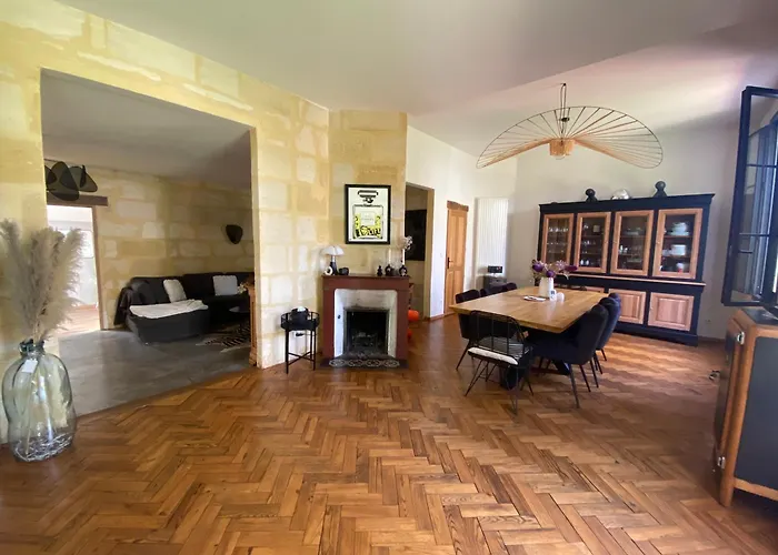 Maison Pierre Avec Piscine Вилла Бордо
